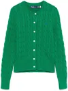 Polo Ralph Lauren Polo Pony-embroidered Cardigan In Green