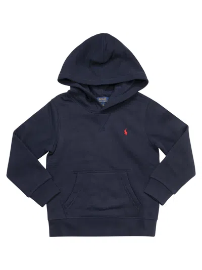 Polo Ralph Lauren Polo Pony-embroidered Cotton Hoodie In Black
