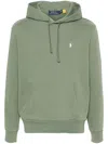 Polo Ralph Lauren Polo Pony-embroidered Cotton Hoodie In Green