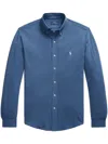 Polo Ralph Lauren Polo Pony-embroidered Cotton Shirt In Blue
