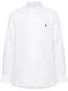Polo Ralph Lauren Mens Button-down Long-sleeves Linen Shirt Ceramic White Xxl In White