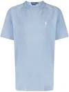 Polo Ralph Lauren T-shirt In Jersey Custom Slim Fit In Blue