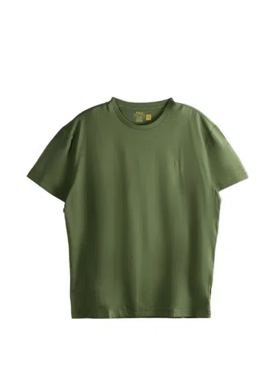 Polo Ralph Lauren Polo Pony-embroidered Crew-neck T-shirt In Green