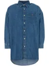 Polo Ralph Lauren Polo Pony-embroidered Denim Shirt In Blue