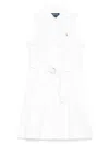 Polo Ralph Lauren Polo Pony-embroidered Dress In White