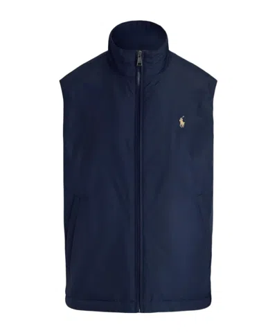 Polo Ralph Lauren Polo Pony-embroidered Gilet In Black