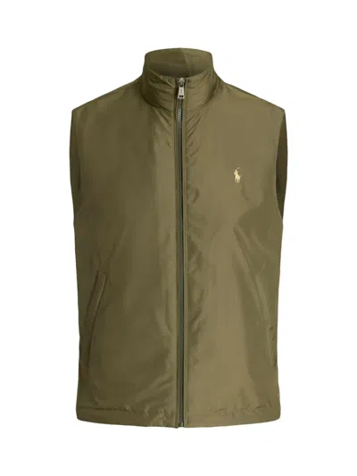 Polo Ralph Lauren Polo Pony-embroidered Gilet In Green