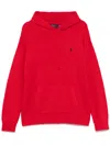 Polo Ralph Lauren Polo Pony-embroidered Hoodie In Red