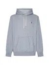 Polo Ralph Lauren Classic Pullover Hoodie With Drawstring In Blue