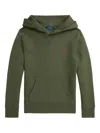 Polo Ralph Lauren Kids' Polo Pony-embroidered Hoodie In Green