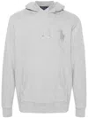 Polo Ralph Lauren Big Pony Loopback Fleece Hoodie In Grey