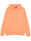 Polo Ralph Lauren Polo Pony-embroidered Hoodie In Orange