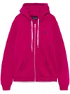 Polo Ralph Lauren Hoodie Logo Embroidered Front Pockets In Pink