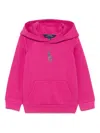 Polo Ralph Lauren Polo Pony-embroidered Hoodie In Pink