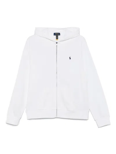 Polo Ralph Lauren Kids' Polo Pony-embroidered Hoodie In White