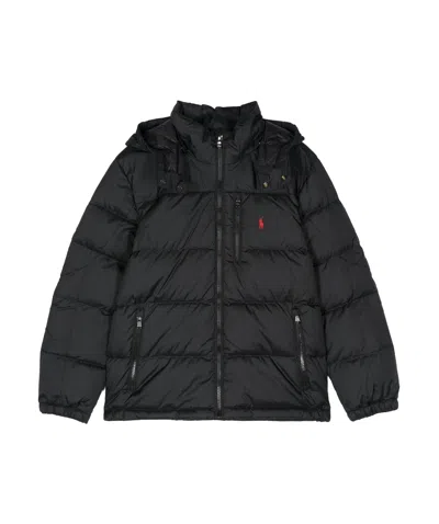 Polo Ralph Lauren Kids' Polo Pony-embroidered Jacket In Black