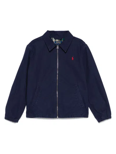 Polo Ralph Lauren Kids' Polo Pony-embroidered Jacket In Blue