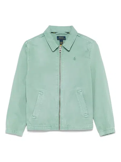 Polo Ralph Lauren Kids' Polo Pony-embroidered Jacket In Green