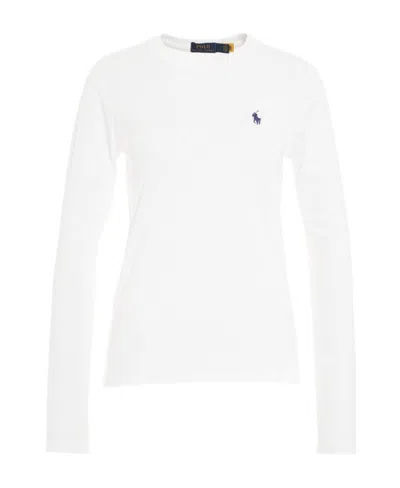 Polo Ralph Lauren Polo Pony-embroidered Jersey T-shirt In White