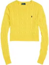 Polo Ralph Lauren Polo Pony-embroidered Jumper In Yellow