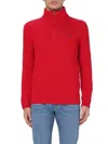 POLO RALPH LAUREN POLO PONY-EMBROIDERED KNITTED PULLOVER POLO RALPH LAUREN
