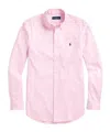 Polo Ralph Lauren Polo Pony Embroidered-logo Shirt In Pink