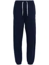 Polo Ralph Lauren Ankle-length Athletic Pants With Tapered Cuffs In Blue