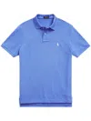 Polo Ralph Lauren Polo Pony-embroidered Piqué Polo Shirt In Blue