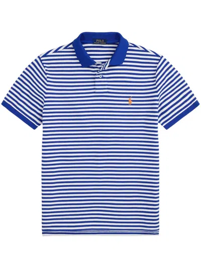 Polo Ralph Lauren Polo Pony-embroidered Polo Shirt In 蓝色