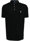 Polo Ralph Lauren Polo Pony-embroidered Polo Shirt In Black