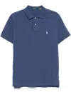Polo Ralph Lauren Polo Pony-embroidered Polo Shirt In Blue