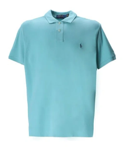 Polo Ralph Lauren Polo Pony-embroidered Polo Shirt In Blue