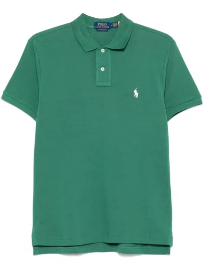 Polo Ralph Lauren Polo Pony-embroidered Polo Shirt In Green