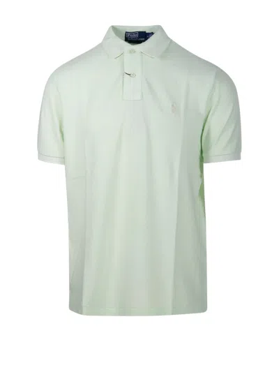 Polo Ralph Lauren Polo Pony Embroidered Polo Shirt In Green