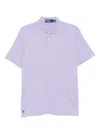 Polo Ralph Lauren Polo Pony-embroidered Polo Shirt In Purple