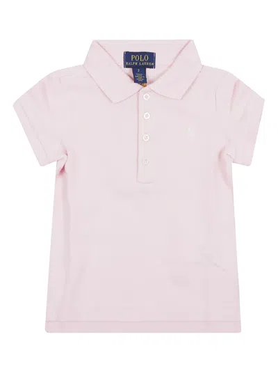Polo Ralph Lauren Kids' Polo Pony-embroidered Polo Shirt In Rosa