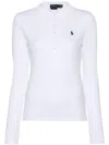 Polo Ralph Lauren Poloshirt Mit Polo Pony-stickerei In Weiss