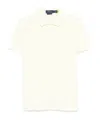 Polo Ralph Lauren Cotton Polo In Pastel Yellow With Logo In White