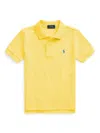 Polo Ralph Lauren Polo Pony-embroidered Polo Shirt In Yellow