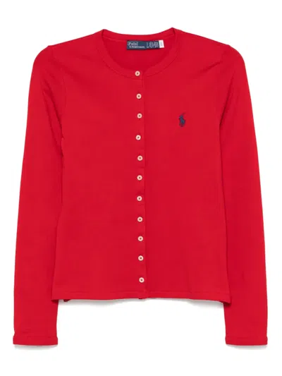 Polo Ralph Lauren Polo Pony-embroidered Polo Top In Red