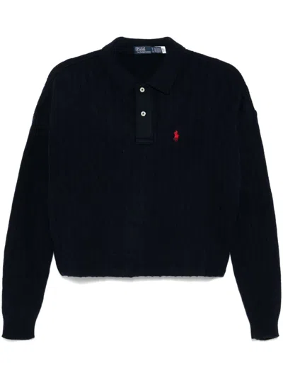 POLO RALPH LAUREN POLO PONY-EMBROIDERED POLO TOP