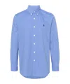 Polo Ralph Lauren Classic Fit Garment Dyed Oxford Shirt Bastille Blue In Blue