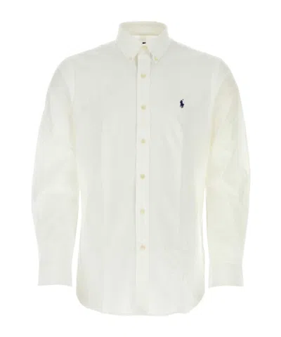 POLO RALPH LAUREN POLO RALPH LAUREN PONY EMBROIDERED CURVED HEM SHIRT