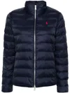 Polo Ralph Lauren Polo Pony-embroidered Puffer Jacket In Blau