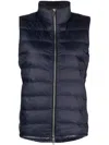 Polo Ralph Lauren High-neck Quilted Gilet In Blue
