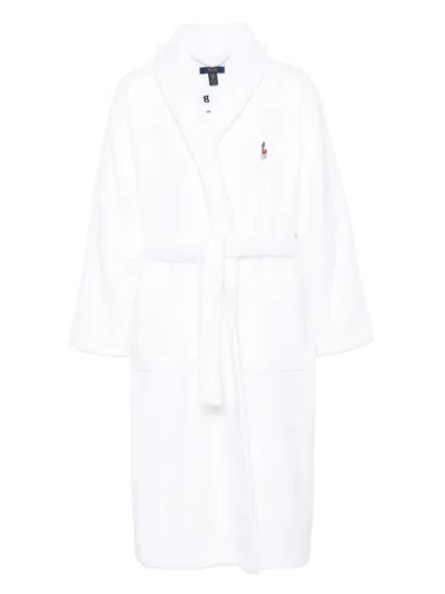 Polo Ralph Lauren Polo Pony-embroidered Robe In White