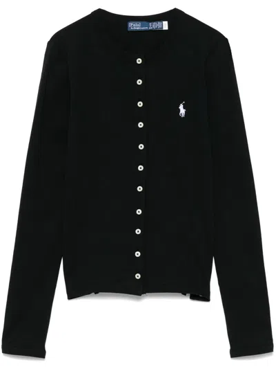 Polo Ralph Lauren Polo Pony-embroidered Shirt In Black