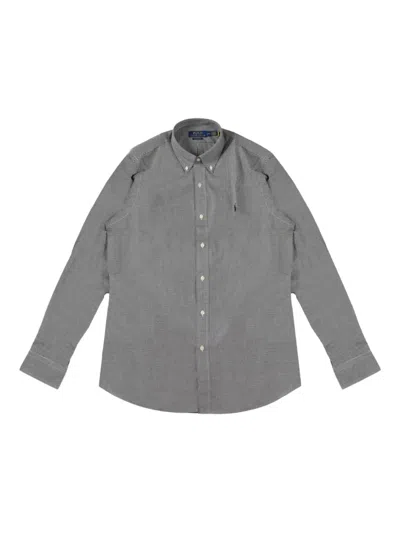 Polo Ralph Lauren Polo Pony-embroidered Shirt In Black
