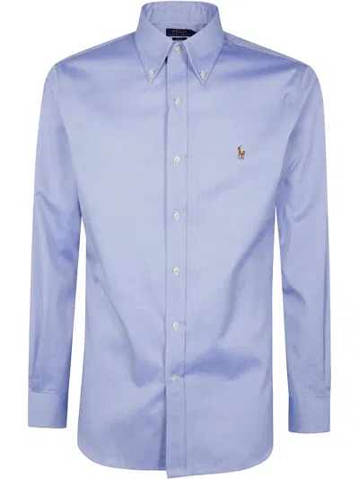 Polo Ralph Lauren Polo Pony-embroidered Shirt In Blue
