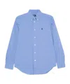 Polo Ralph Lauren Polo Pony-embroidered Shirt In Blue